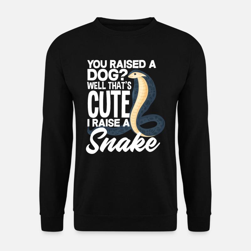 Serpent Meilleur animal de compagnie - Sweat-shirt Unisexe - noir