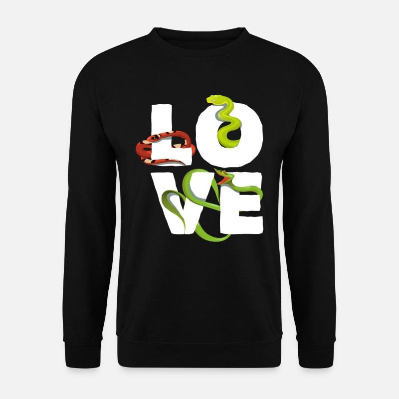 Snake Love - Unisex Sweatshirt - black