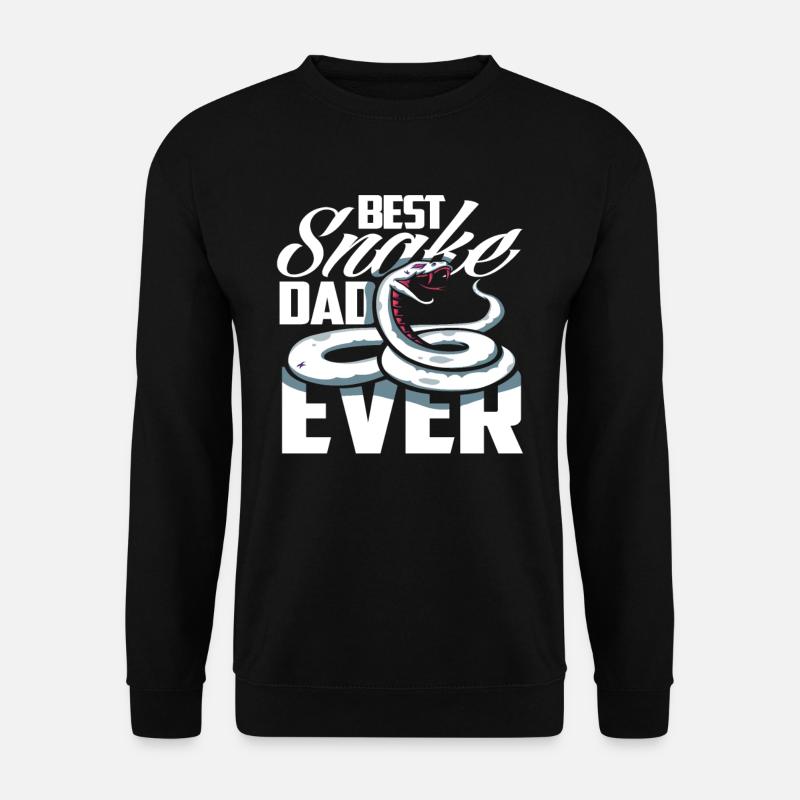 Best snake dad - Unisex Sweatshirt - black