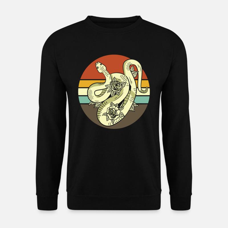 Retro Snake - Unisex Sweatshirt - black