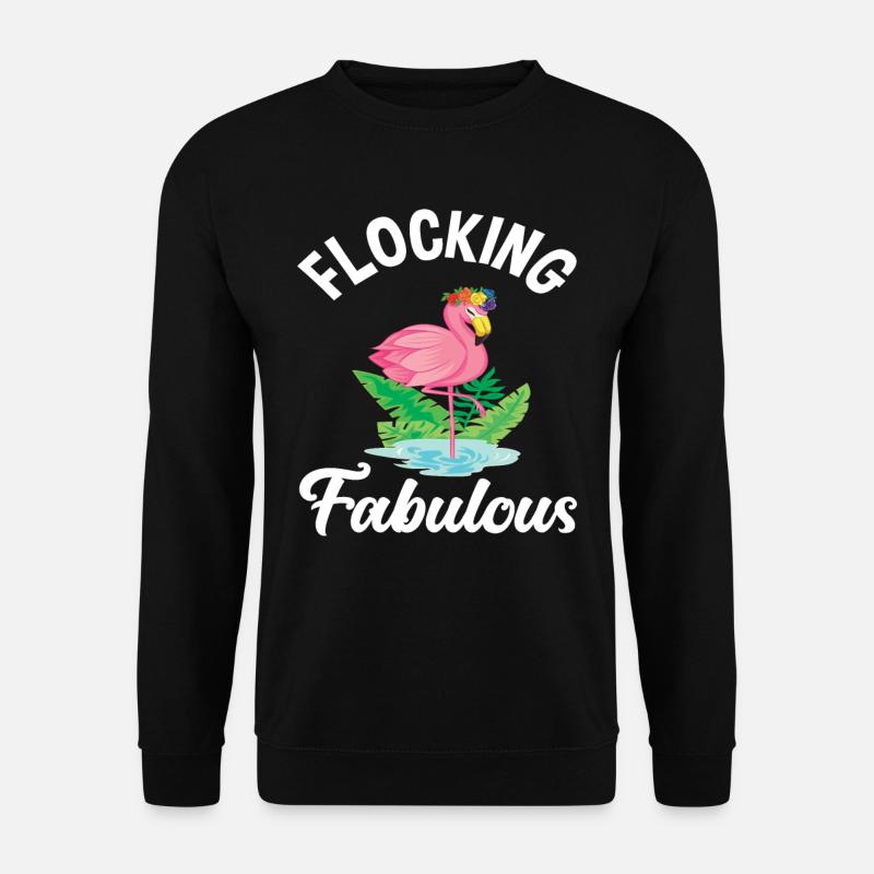 Flamingo Fabulous - Unisex Sweatshirt - black
