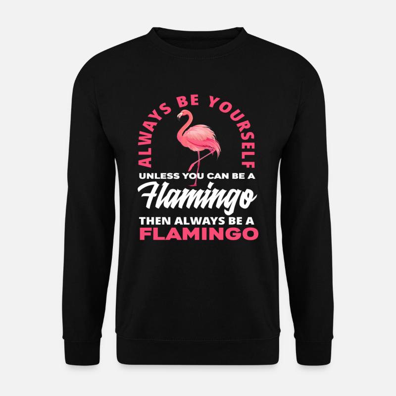 Flamant rose - Sweat-shirt Unisexe - noir