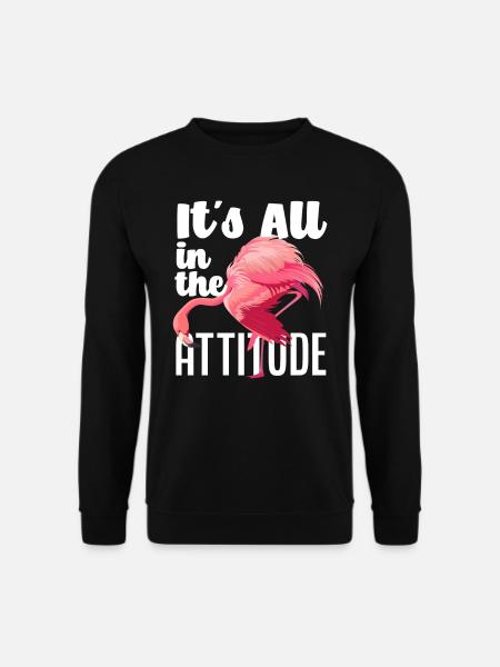 Flamingo Setting - Unisex Sweatshirt - black