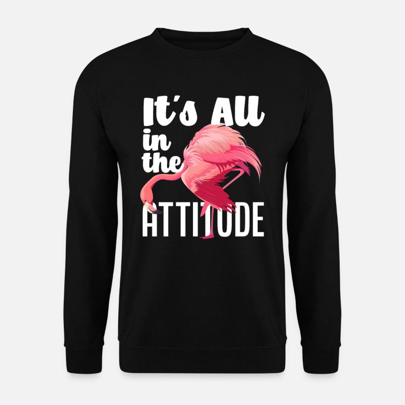 Flamingo Setting - Unisex Sweatshirt - black