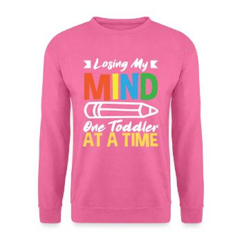 Perdre la tête par bambin - Sweat-shirt Unisexe - rose - Devant