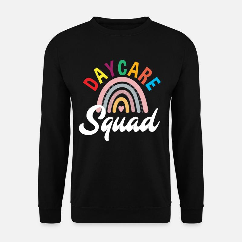 Kindergarten Squad Regenbogen - Unisex Pullover - Schwarz