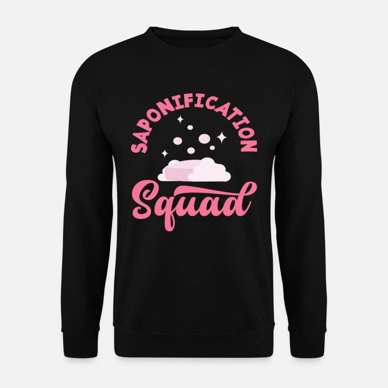 Saponification Squad Soap Making - Unisex Sweatshirt - black