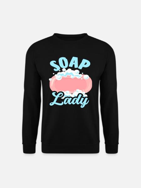 Soap Making Soap Lady - Unisex Sweatshirt - black