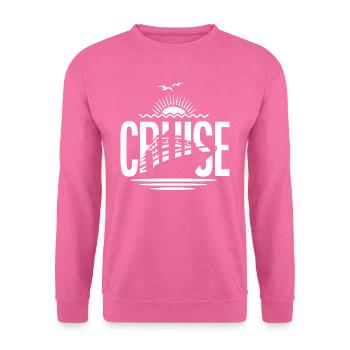 Cruise Ship Sunset - Unisex Sweatshirt - pink - Front