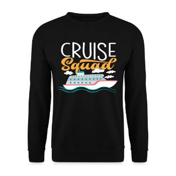 Aventure de vacances pour l’équipage de croisière - Sweat-shirt Unisexe - noir - Devant - Alina (178cm) & Michal (187cm)