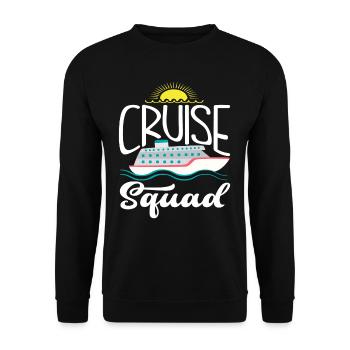 Cruise Squad Sunny Adventure - Sweat-shirt Unisexe - noir - Devant - Alina (178cm) & Michal (187cm)