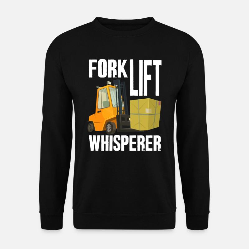 Forklift Whisperer - Unisex Sweatshirt - black