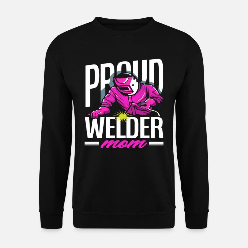 Fière maman soudeuse - Sweat-shirt Unisexe - noir