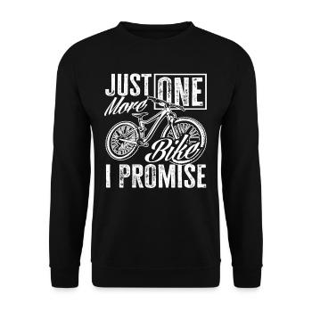 Un autre vélo promis - Sweat-shirt Unisexe - noir - Devant - Alina (178cm) & Michal (187cm)