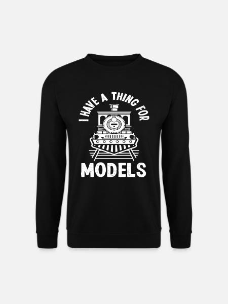 I'm into model railways - Unisex Sweatshirt - black