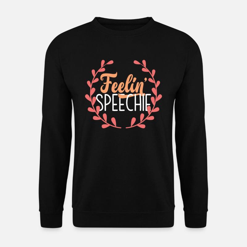 Feelin' Speechie Sprachtherapie - Unisex Pullover - Schwarz