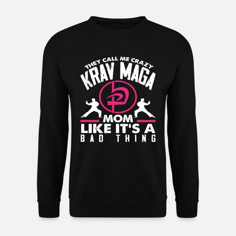 Krav Maga Mom Mom - Unisex Sweatshirt - black