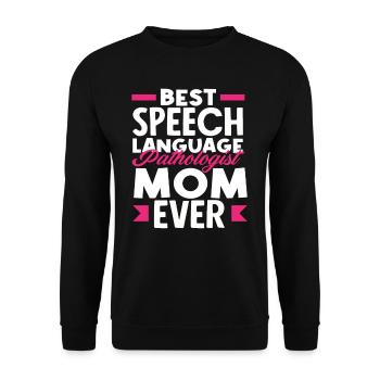 Meilleure maman orthophoniste de tous les temps - Sweat-shirt Unisexe - noir - Devant - Alina (178cm) & Michal (187cm)