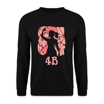 Mouvement 4B Féminisme Femmes Coréennes Fortes - Sweat-shirt Unisexe - noir - Devant - Alina (178cm) & Michal (187cm)