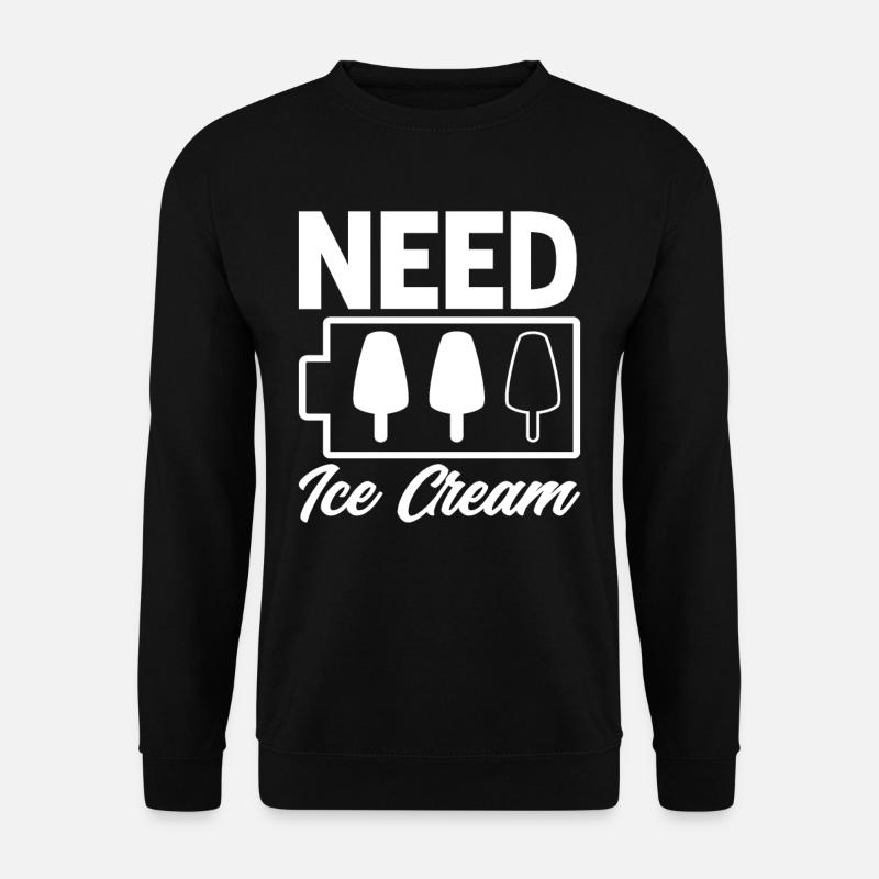 Cream Lovers Need Cream - Unisex Sweatshirt - black