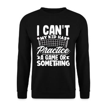 Volleyball Parents Excuse Jeu d’entraînement - Sweat-shirt Unisexe - noir - Devant - Alina (178cm) & Michal (187cm)