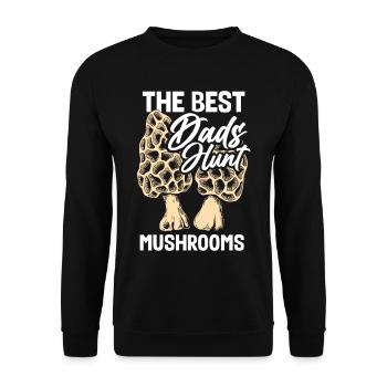 Die Besten Väter Sammeln Pilze - Unisex Pullover - Schwarz - Vorne - Alina (178cm) & Michal (187cm)