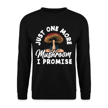 Juste un collectionneur de promesses de champignons - Sweat-shirt Unisexe - noir - Devant - Alina (178cm) & Michal (187cm)