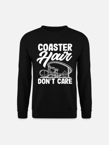 Montagnes russes Hair Doesn’t Matter Aventure - Sweat-shirt Unisexe - noir