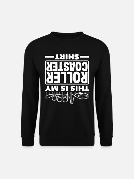 Roller Coaster My Life T-Shirt - Unisex Sweatshirt - black
