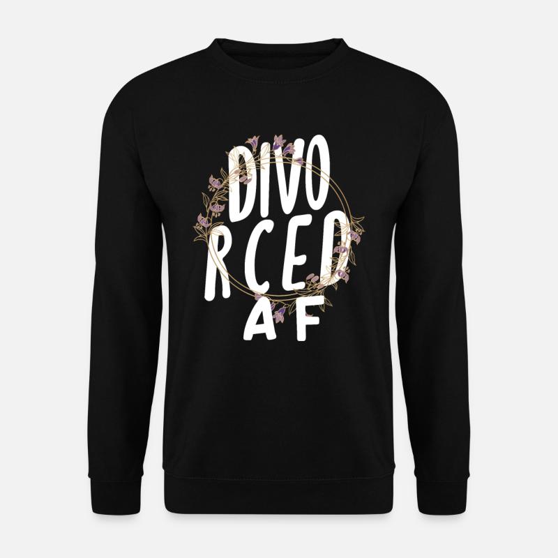 Divorcé af Empowerment Scheidung - Sweat-shirt Unisexe - noir
