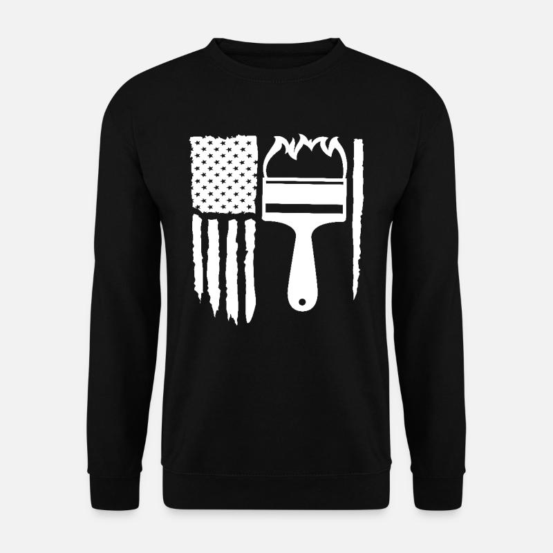 Painter Flag Brush Creativity - Unisex Sweatshirt - black