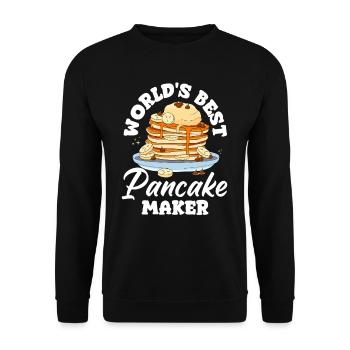 La meilleure crêpière du monde - Sweat-shirt Unisexe - noir - Devant - Alina (178cm) & Michal (187cm)