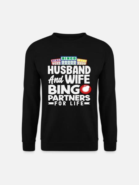 Bingo Player Spouse Forever - Unisex Sweatshirt - black