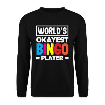 Bingo Les meilleurs joueurs de bingo du monde drôle - Sweat-shirt Unisexe - noir - Devant - Alina (178cm) & Michal (187cm)