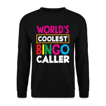 L’appelant de bingo le plus cool pour les joueurs de bingo - Sweat-shirt Unisexe - noir - Devant - Alina (178cm) & Michal (187cm)