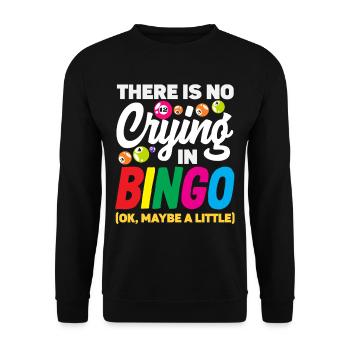 Les joueurs de bingo ne pleurent pas au bingo - Sweat-shirt Unisexe - noir - Devant - Alina (178cm) & Michal (187cm)