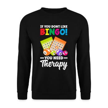 Bingo Enthusiast Si vous n’aimez pas le bingo - Sweat-shirt Unisexe - noir - Devant - Alina (178cm) & Michal (187cm)