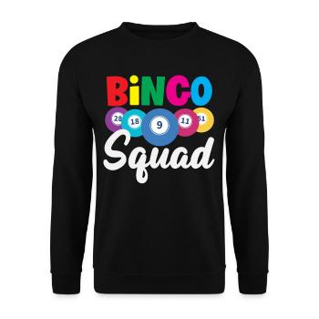 Bingo Squad Colorful Gameplay - Unisex Sweatshirt - black - Front - Alina (178cm) & Michal (187cm)