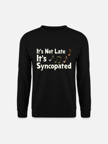 Synkope Rythmus Musik Chor Orchester - Unisex Pullover - Schwarz