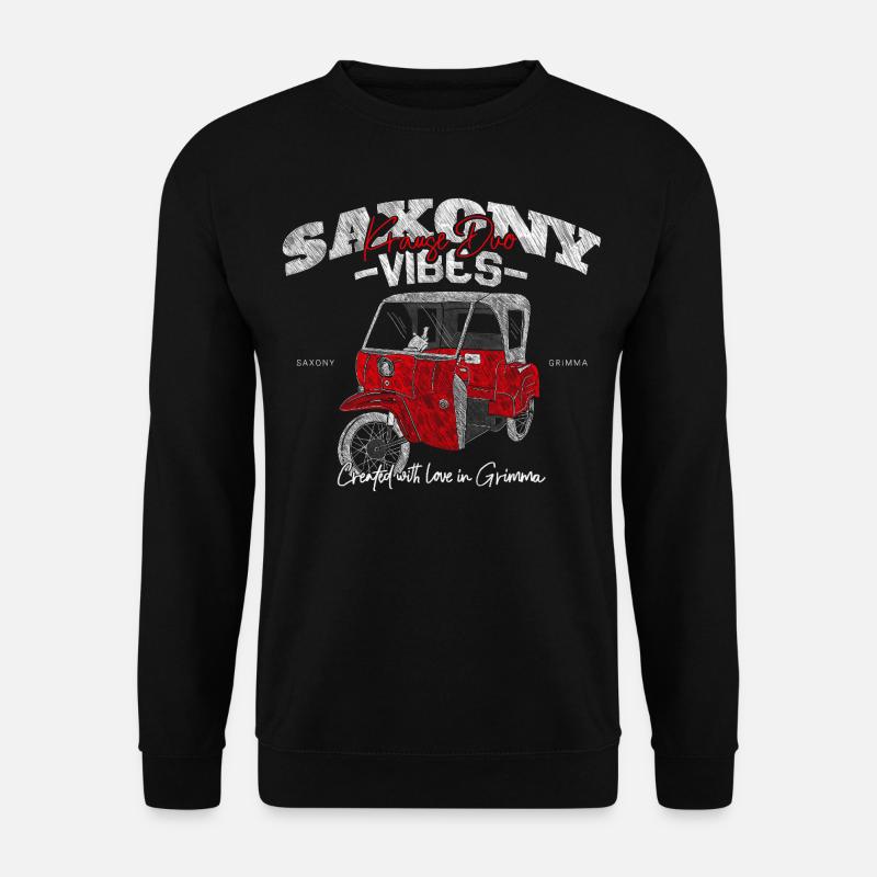 Saxony Vibes - Grimma Vibes - Krause Duo Kult - Unisex Pullover - Schwarz