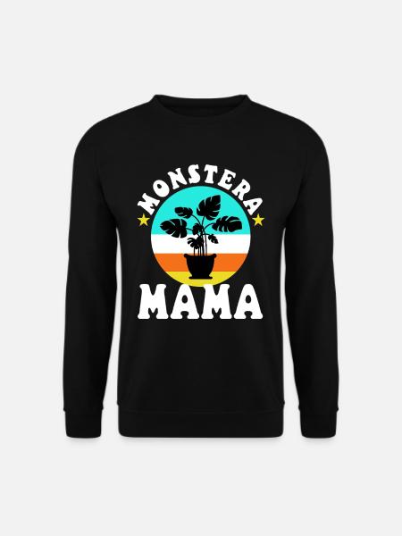 Monstera Mama - Unisex Sweatshirt - black