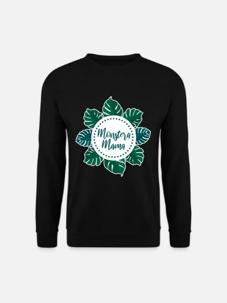 Monstera Mama - Unisex Sweatshirt - black