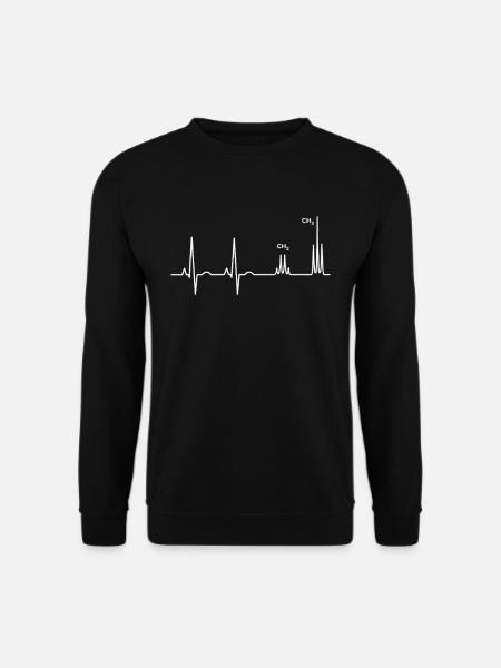 NMR-Spektroskopie Nuclear Magnetic Resonance - Unisex Pullover - Schwarz
