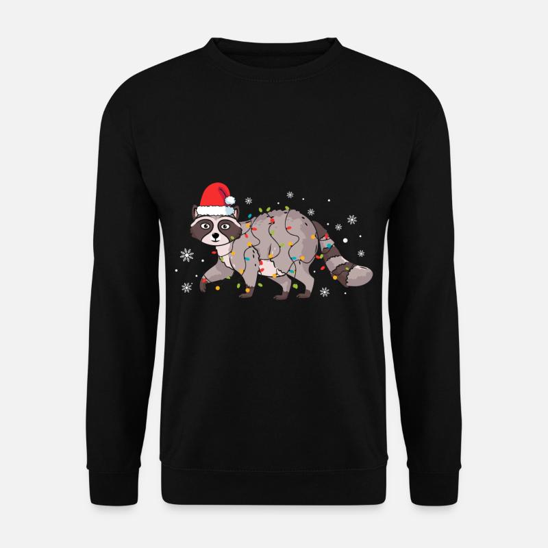 Raccoon - Unisex Sweatshirt - black