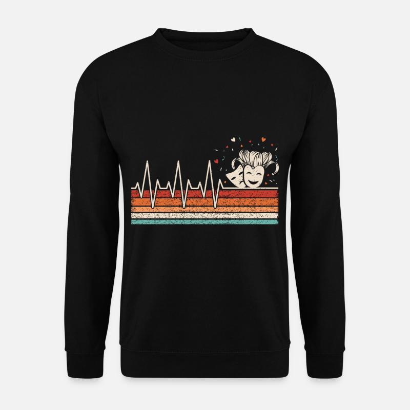 Carnival Heartbeat - Unisex Sweatshirt - black