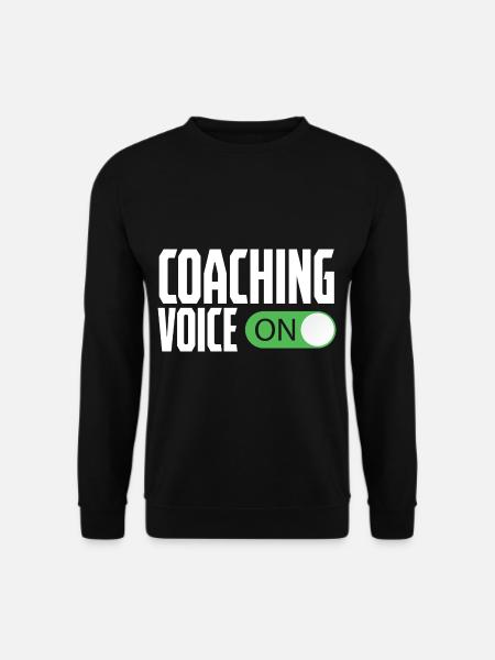 Coaching Voice On Coach Training - Unisex Sweatshirt - black