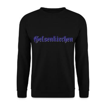 Texte de Gelsenkirchen | Couleurs changeantes - Sweat-shirt Unisexe - noir - Devant - Alina (178cm) & Michal (187cm)