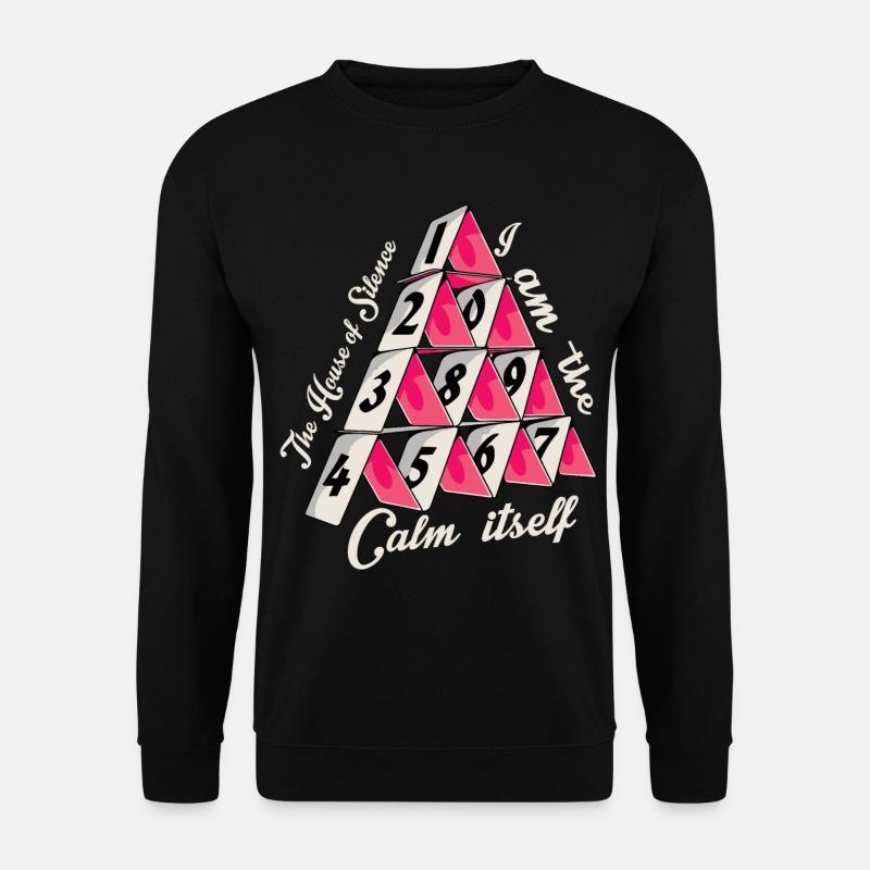Das Kartenhaus der Stille - Unisex Pullover - Schwarz