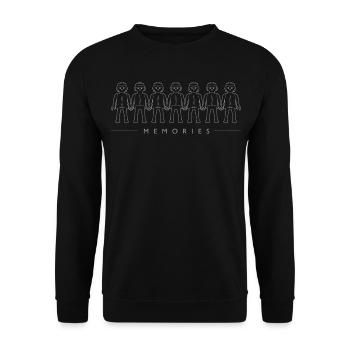 Playmobil Figurines Memories Noir Et Blanc - Sweat-shirt Unisexe - noir - Devant - Alina (178cm) & Michal (187cm)