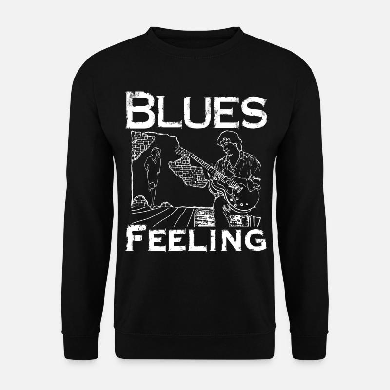 Blues Feeling - Unisex Pullover - Schwarz